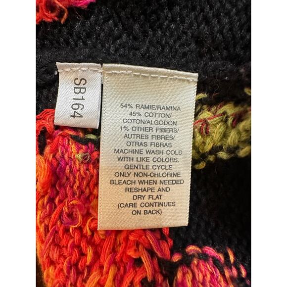 Vintage Susan Bristol Thick Heavy Cottagecore Grannycore Floral 3D Knit Sweater - Picture 6 of 9